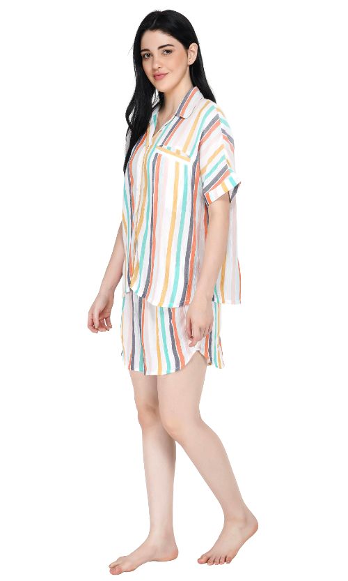 Set of 6 Cool Coastal Nights Loungewear Shorts Set