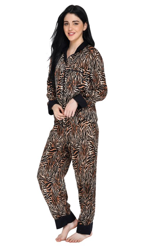 Set of 6 Set of 6 Elegant Animal Print Loungewear Set (S,M,L)