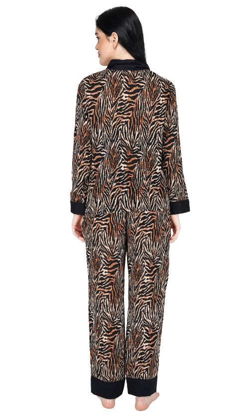 Set of 6 Set of 6 Elegant Animal Print Loungewear Set (S,M,L)