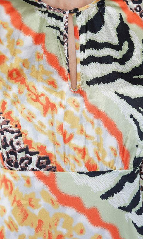 Absinthe Animal Print Maxi Dress