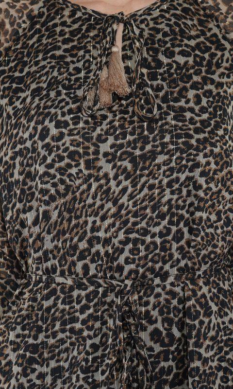 Leopard Ruffle Dress