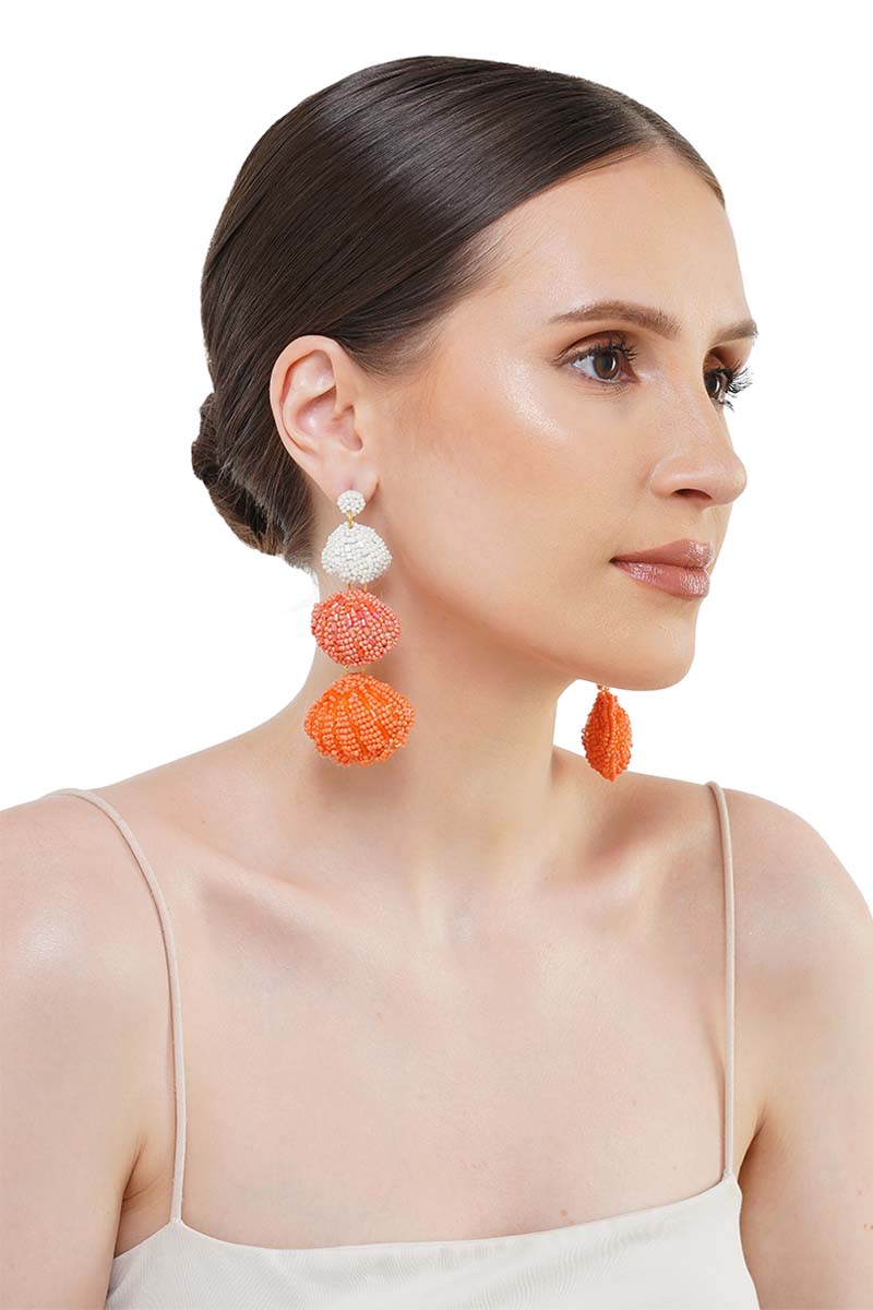 Sunset Seashell Earring