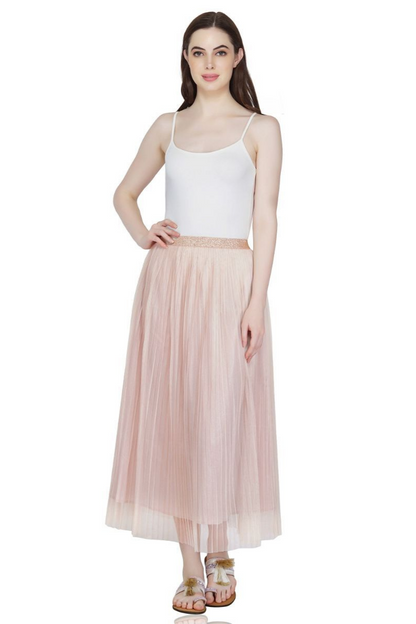 Set of 6 Rose Cloud Pleated Net Skirt (S,M,L)