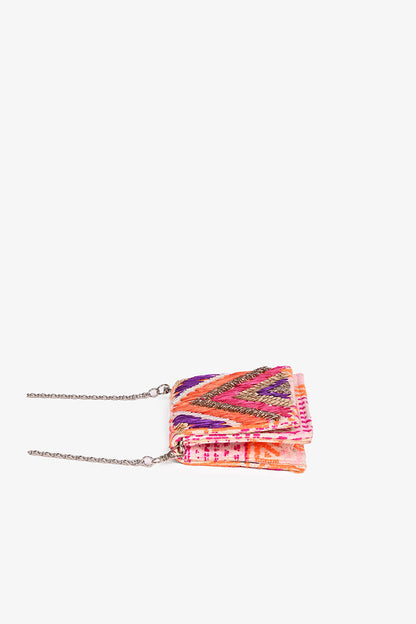 Raffia Embellished Gloria Clutch