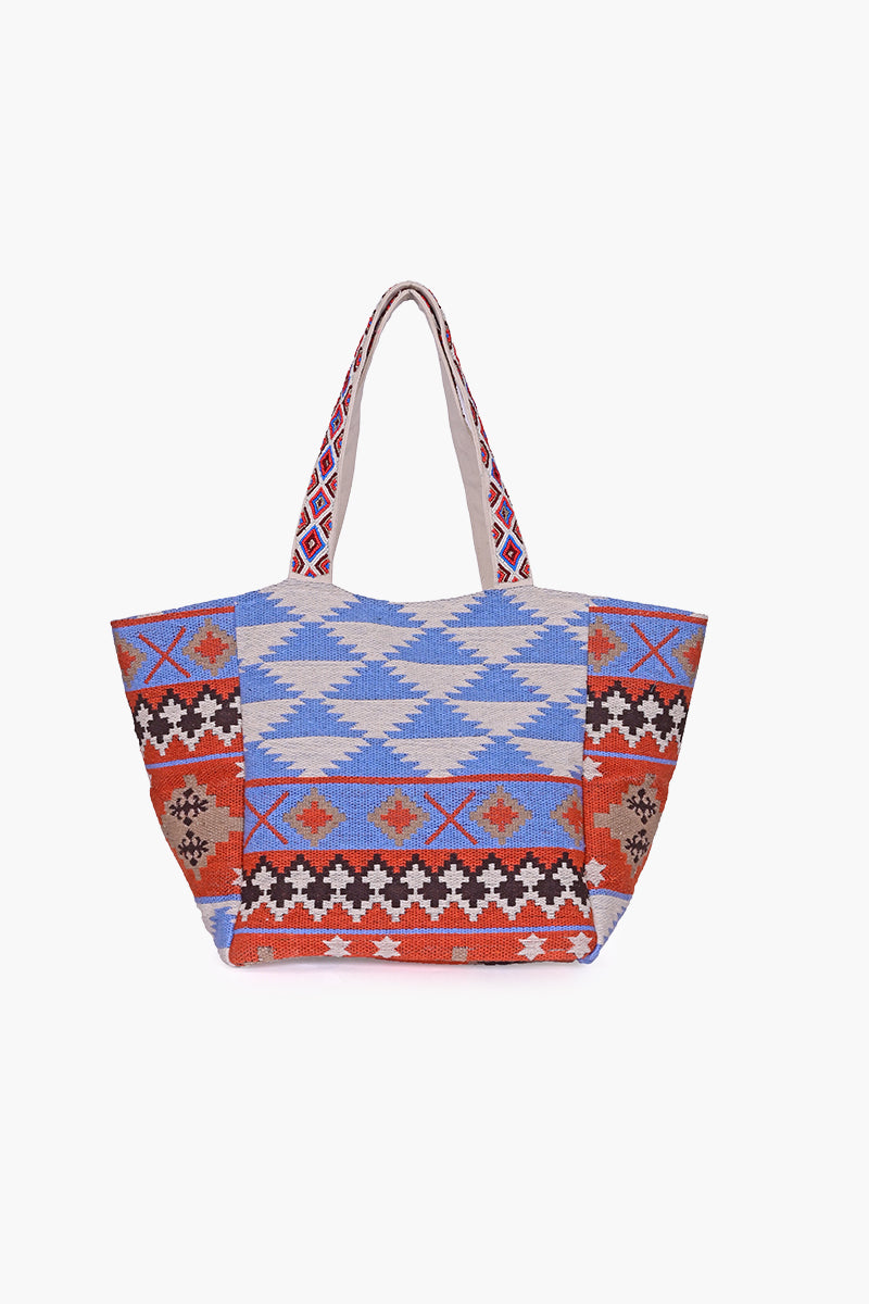 Mazarine Aztec Over-sized Tote