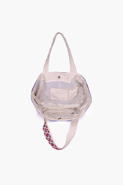 Mazarine Aztec Over-sized Tote