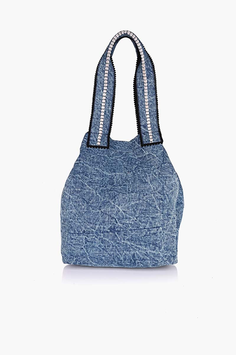 Awesome Owl Denim Tote