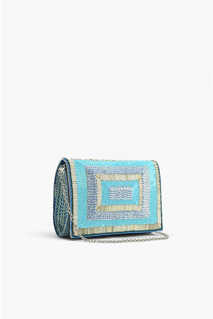 Blue Angel Clutch