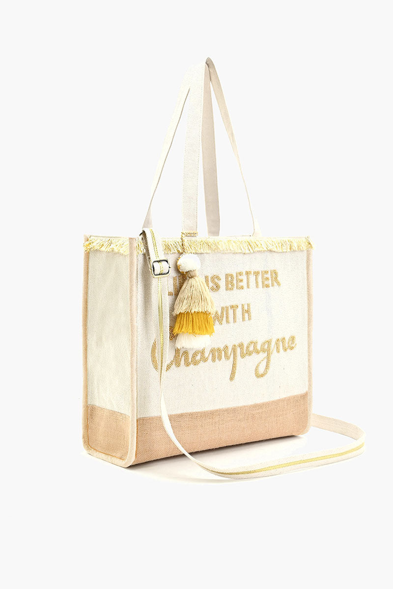 Champagne Forever Tote