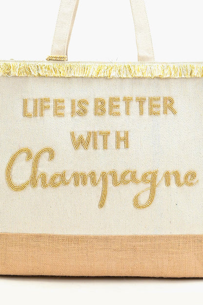 Champagne Forever Tote