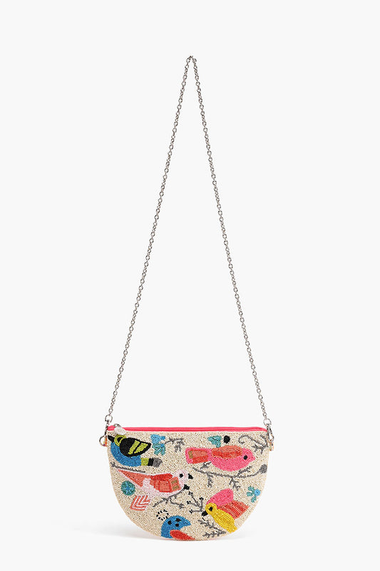 Embellished Crossbody - Beautiful Birds