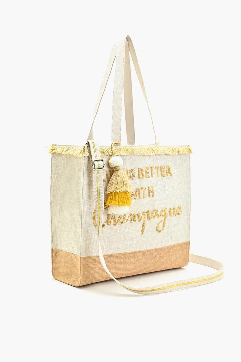 Champagne Forever Tote