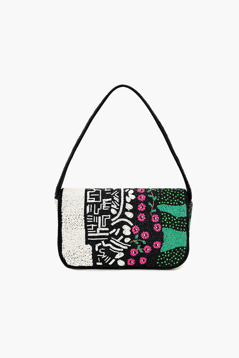 Enchanted Beaded Shoulder Bag