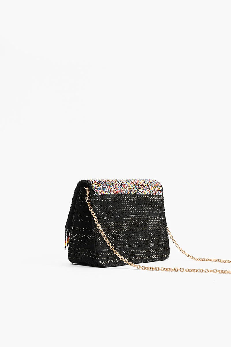 Confetti Fringed Crossbody Bag