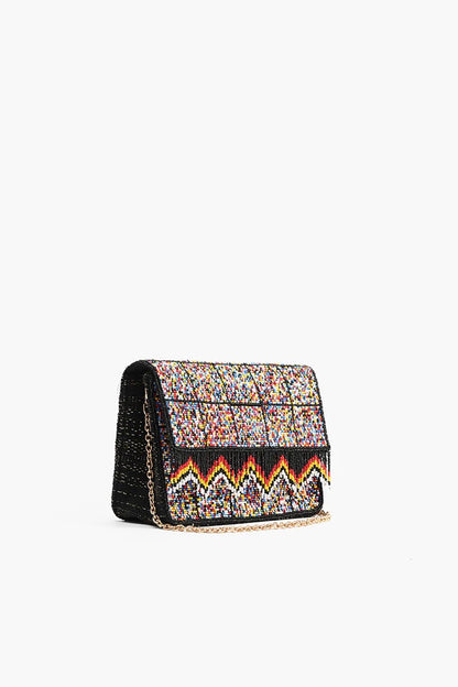 Confetti Fringed Crossbody Bag