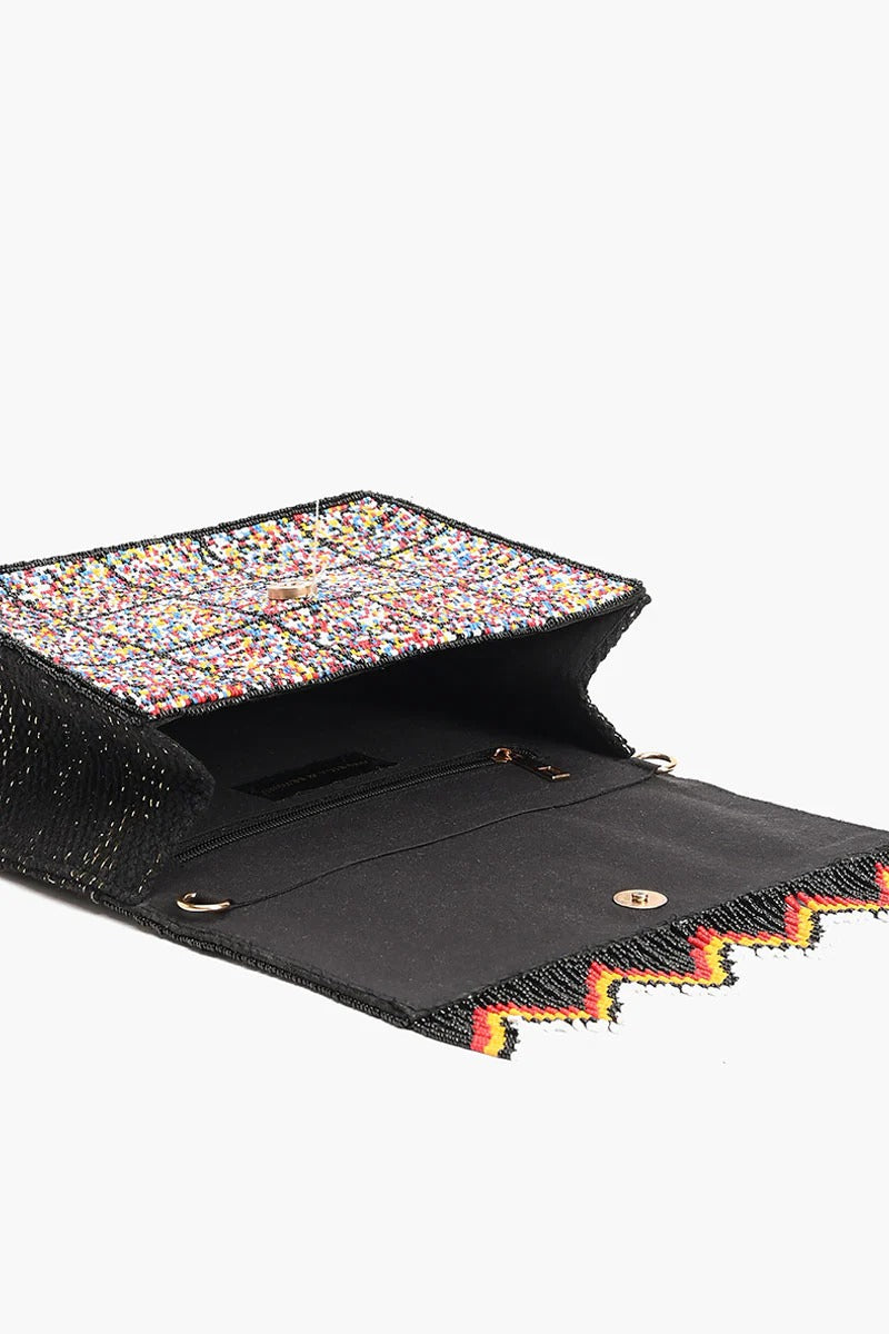 Confetti Fringed Crossbody Bag