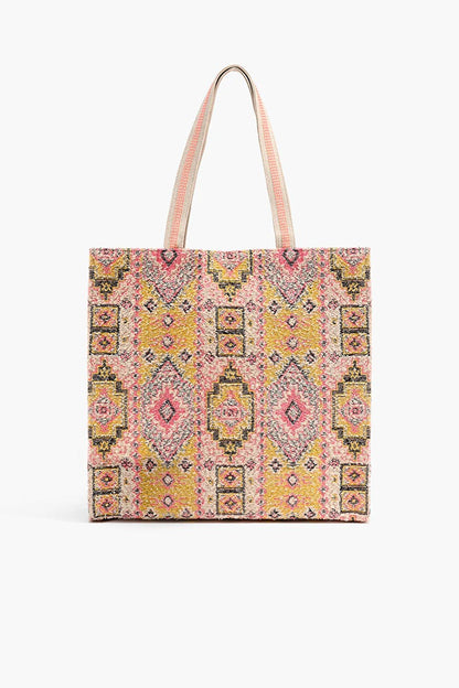 Ancient Rug Inspired Tote