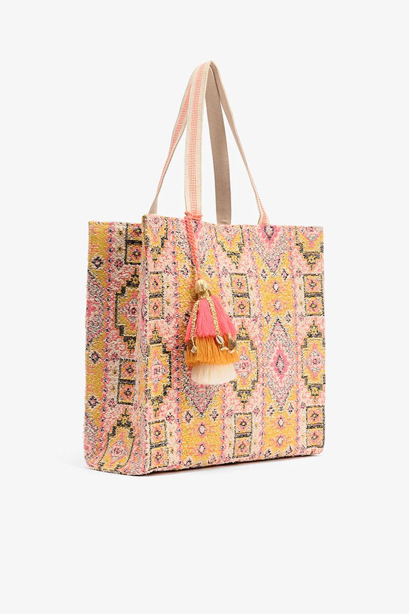 Ancient Rug Inspired Tote