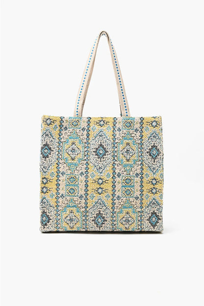 Indian Ancient Rug Inspired Tote