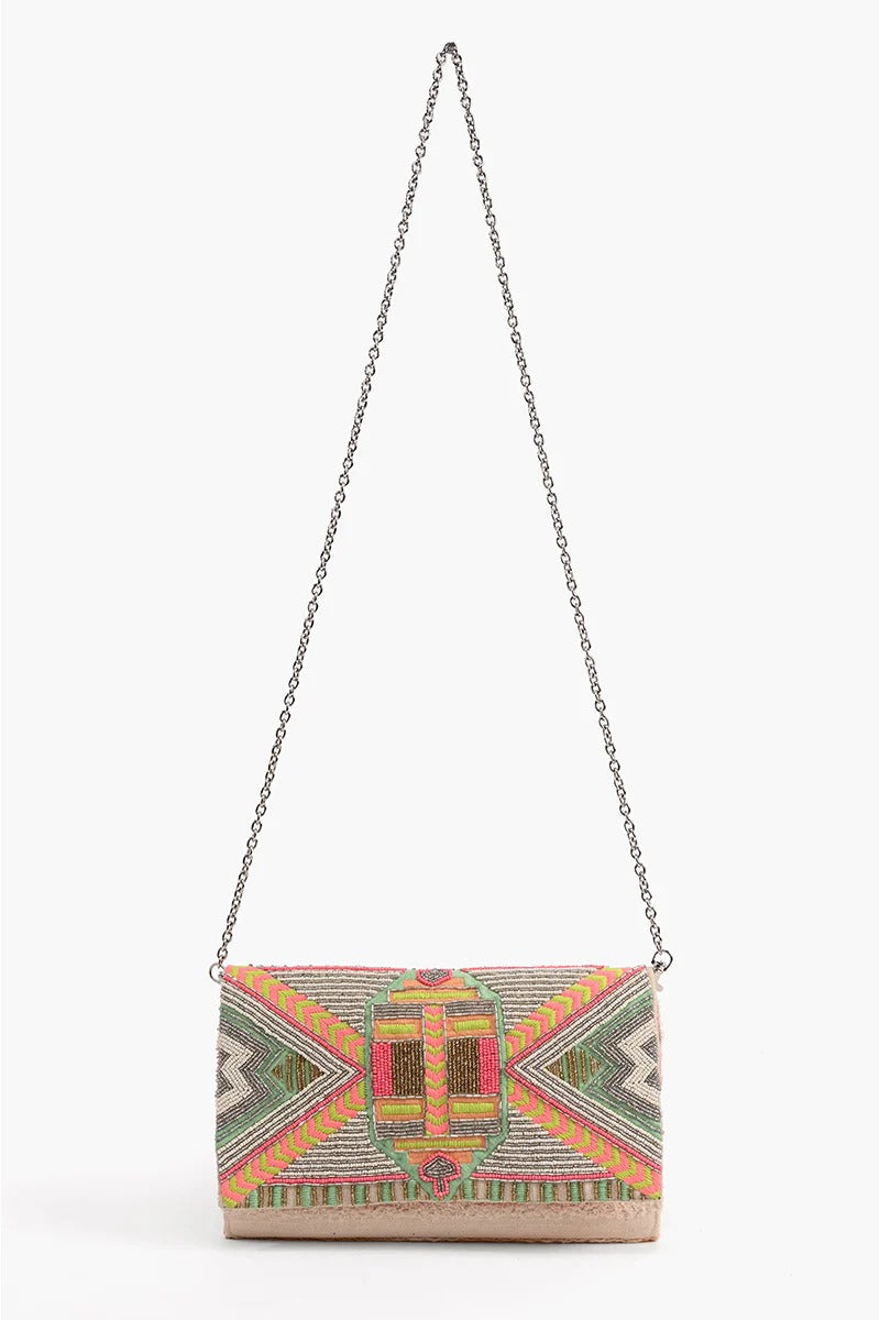 Neon Lights Impala Aztec Clutch