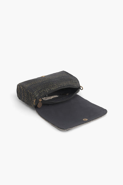 Moonless Night Embellished Shoulder Bag