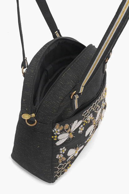 Bee Brave Travel Tote with Eye Mask