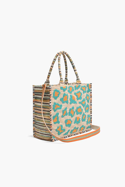 Wild Leopard Handheld Tote