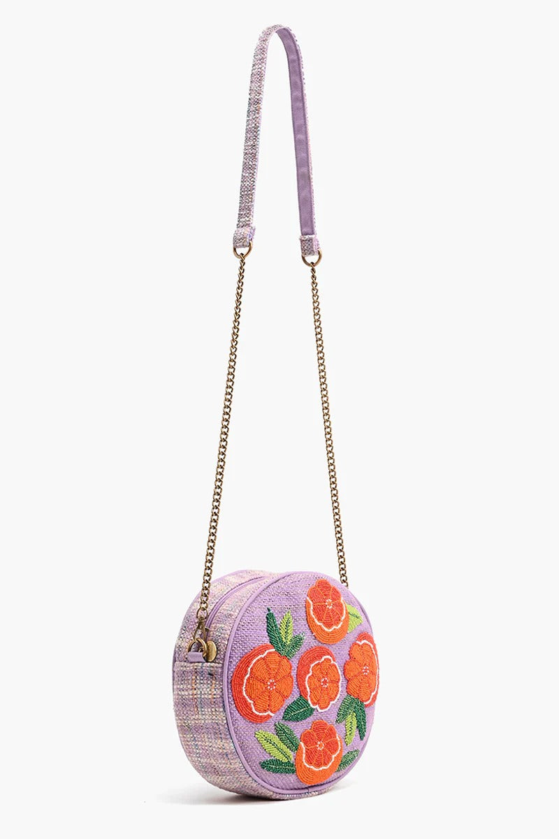Florida Lavendar Crossbody Bag