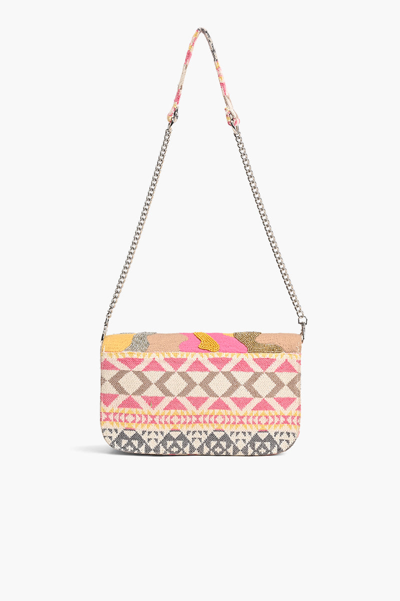 Pink Camo Crossbody Handbag