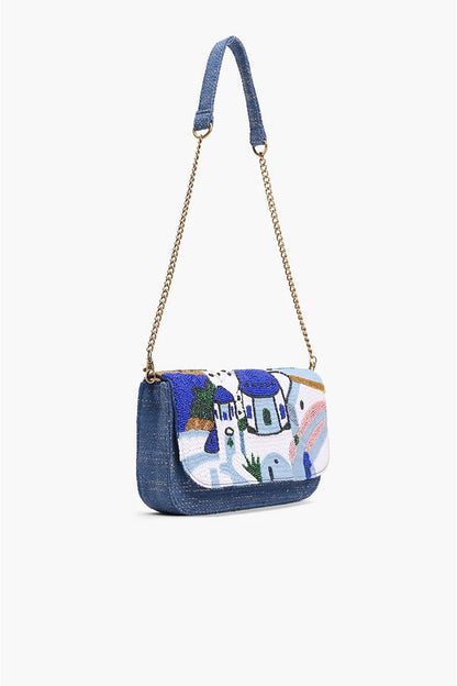 Santorini Sky Crossbody Handbag