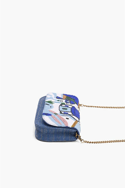 Santorini Sky Crossbody Handbag