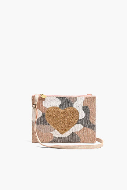 Set of 3 Happy Heart Crossbody Clutch