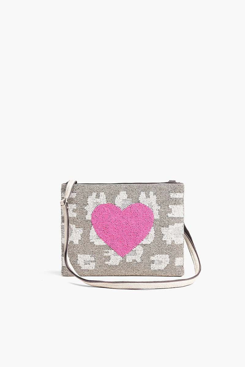 Set of 3 Happy Heart Crossbody Clutch