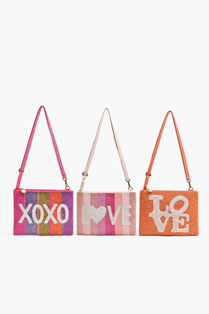 Set of 3 All the Love Crossbody Clutch