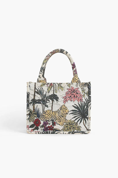 African Safari Embellished Mini Tote