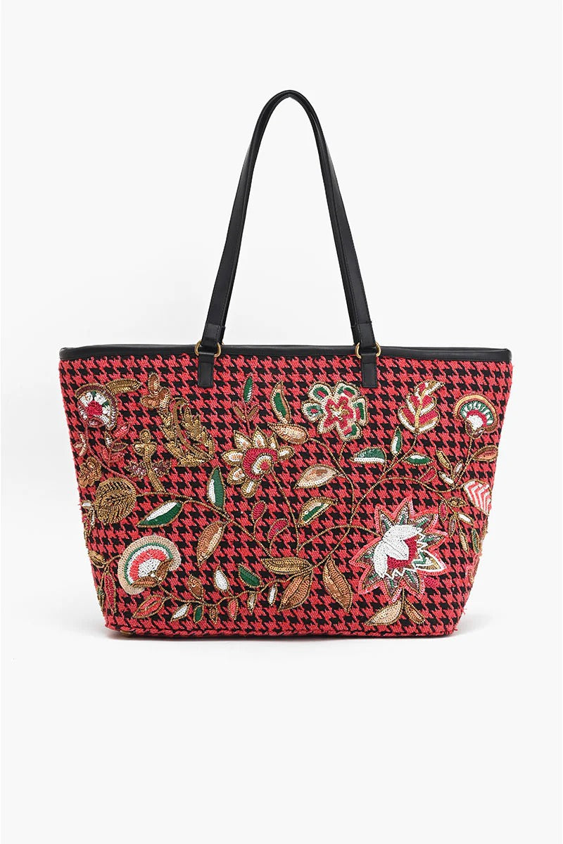 Winter Floral Tote