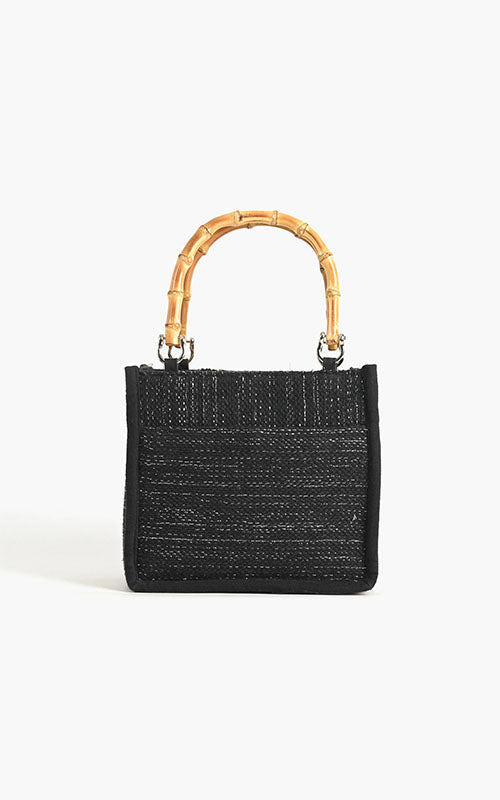 Black Luxe Embellished Mini Bag