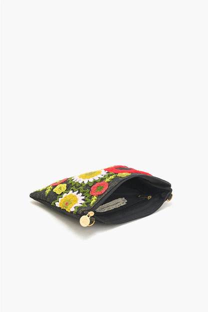 P Floral Crossbody Bag