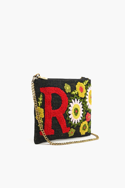 R Floral Crossbody Bag