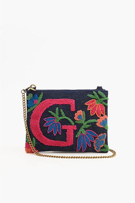 G Floral Crossbody Bag