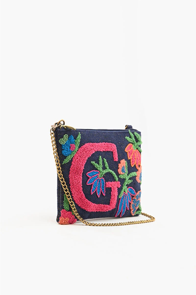 G Floral Crossbody Bag