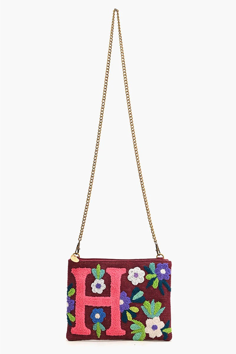 H Floral Crossbody Bag