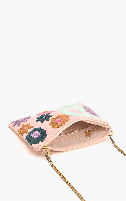 B Floral Crossbody Bag