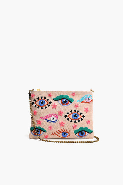 Mystic Gaze Pink Clutch