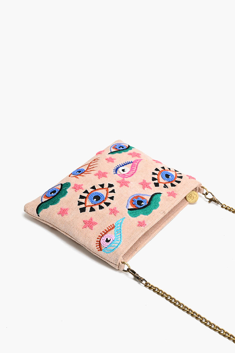 Mystic Gaze Pink Clutch