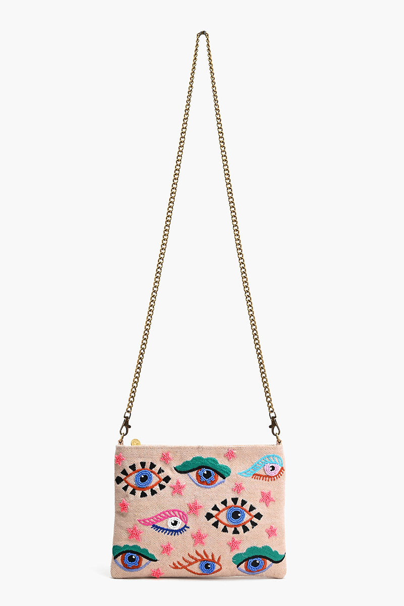 Mystic Gaze Pink Clutch