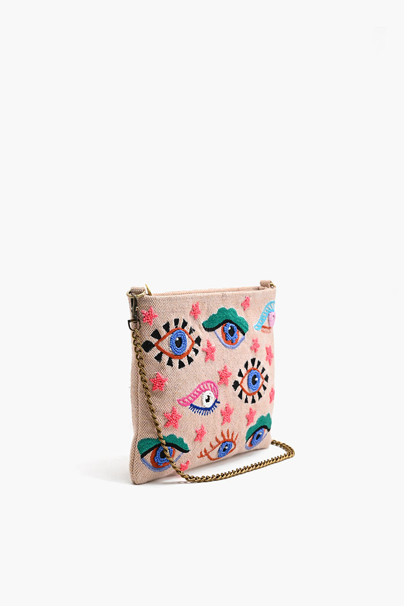 Mystic Gaze Pink Clutch