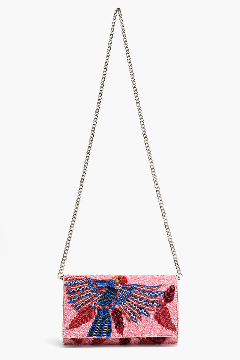 Parrot Palette Foliage Clutch