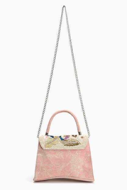 Pansy Chocolate Paradise Top Handle Bag