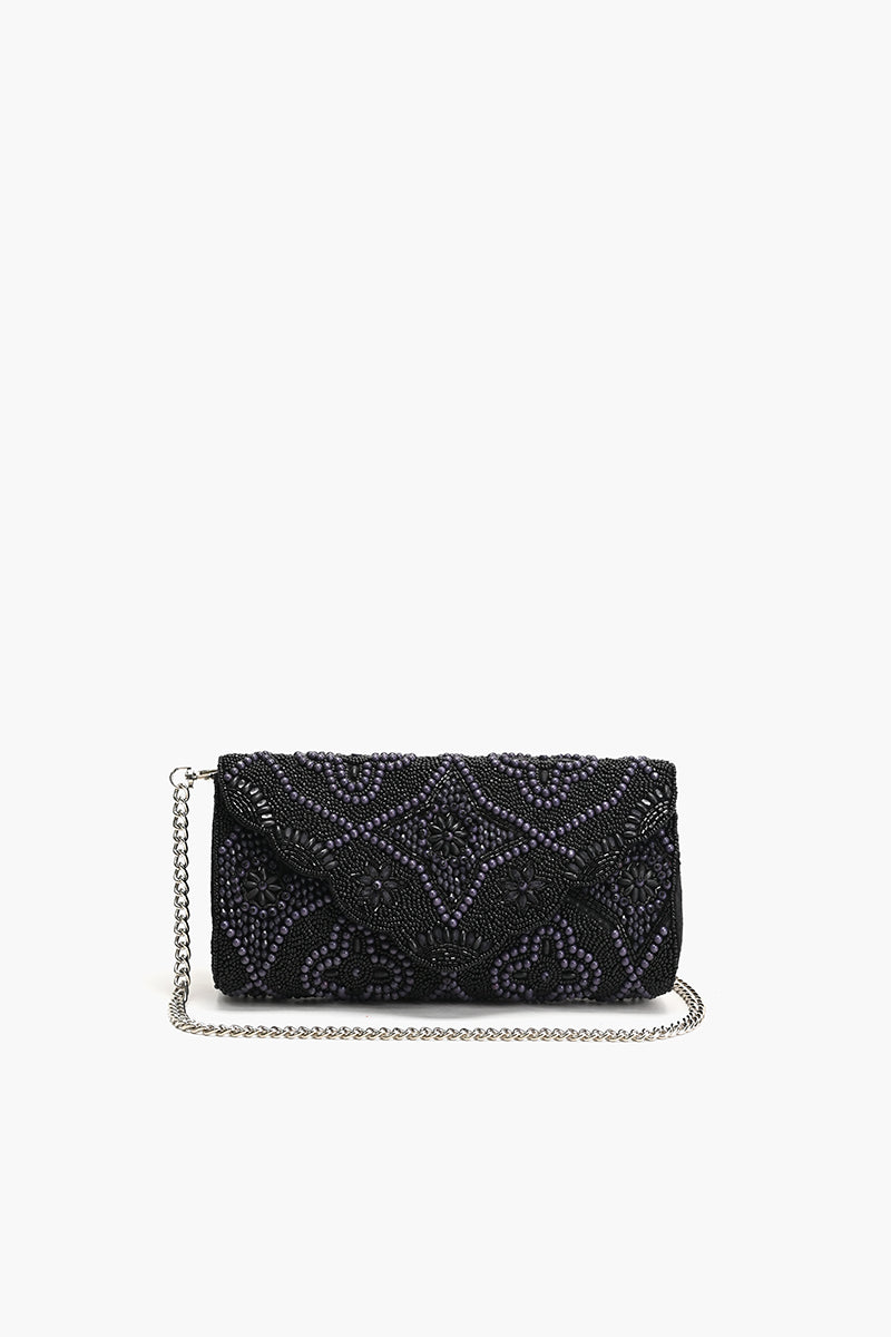 Starlight Embellished Evening Clutch